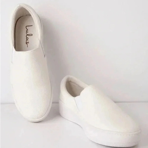 NWT‎ Lulus Dylann Slip-On Flatform Sneakers - Picture 5 of 6